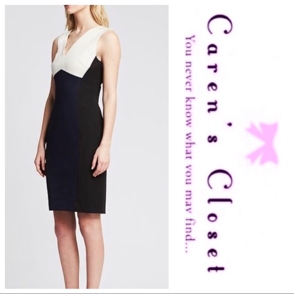 Banana Republic Color Block Sleeveless Dress - Picture 4 of 7